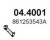 VW 861253543A Exhaust Pipe